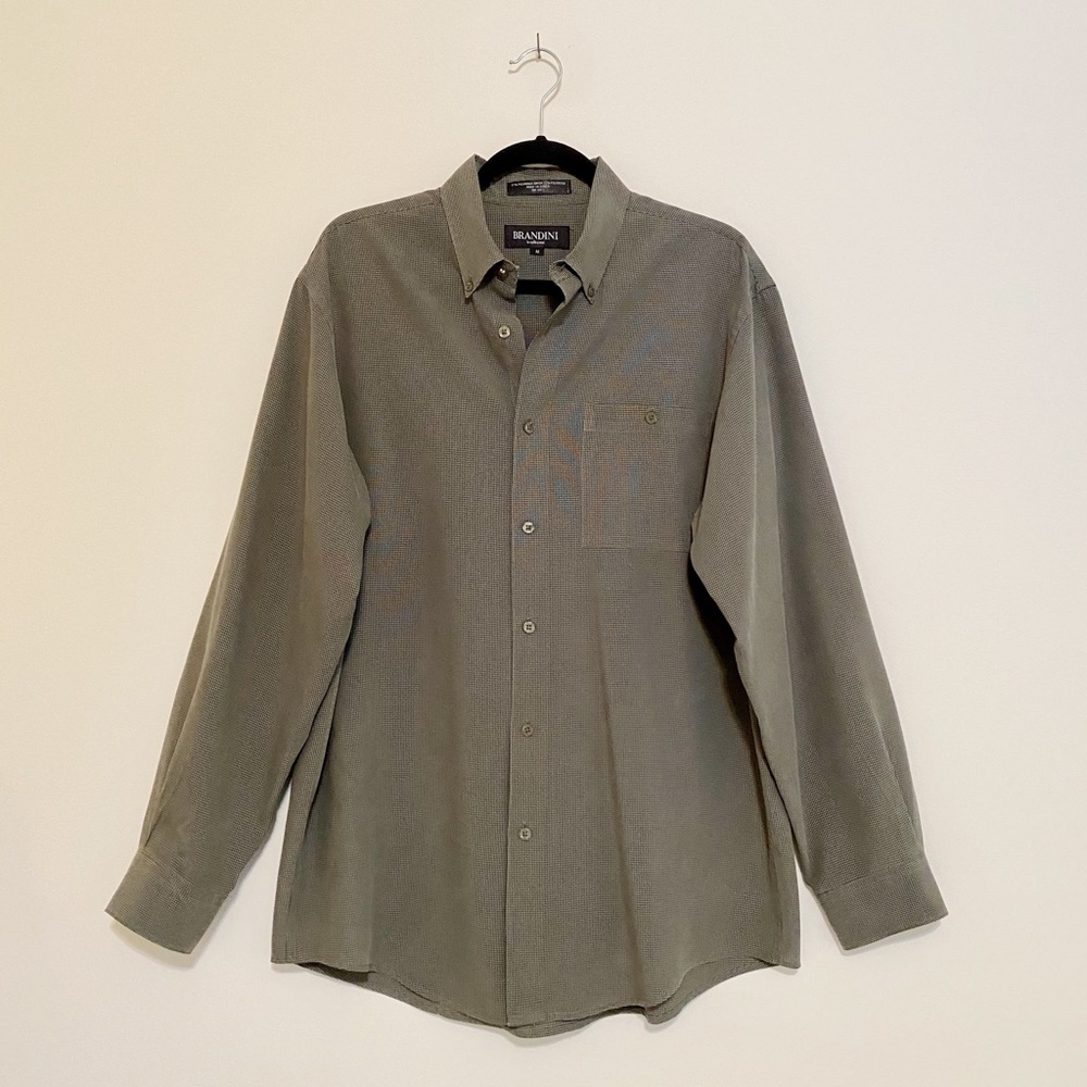 Brandini Men’s Long Sleeve Button Down Dre…